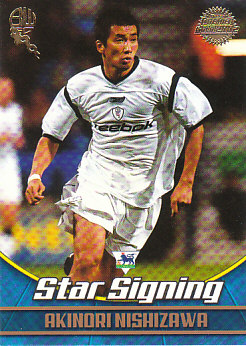 Akinori Nishizawa Bolton Wanderers 2002 Topps Premier Gold Star Signing #BW5